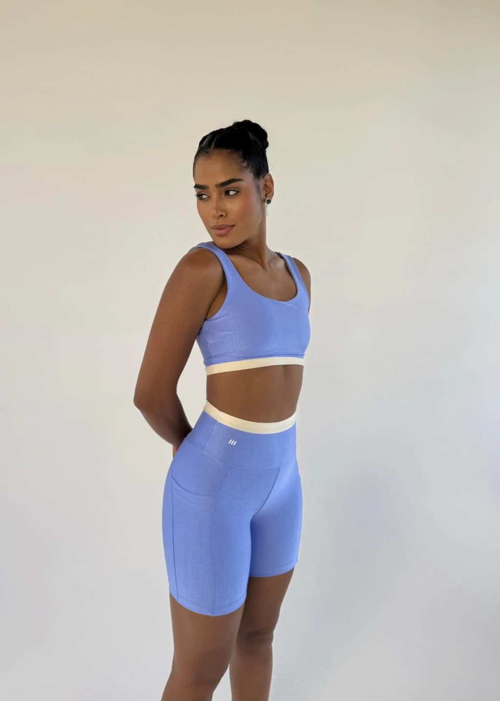 CONJ.SHORT KAM HORTENCIA C/ BRANCO