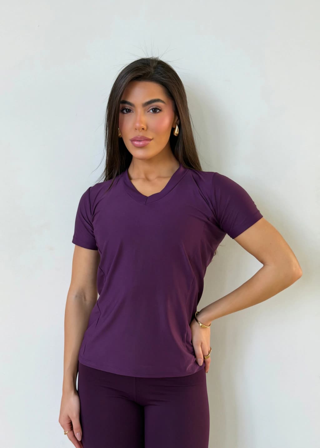 BLUSA FLORA DEEP PURPLE