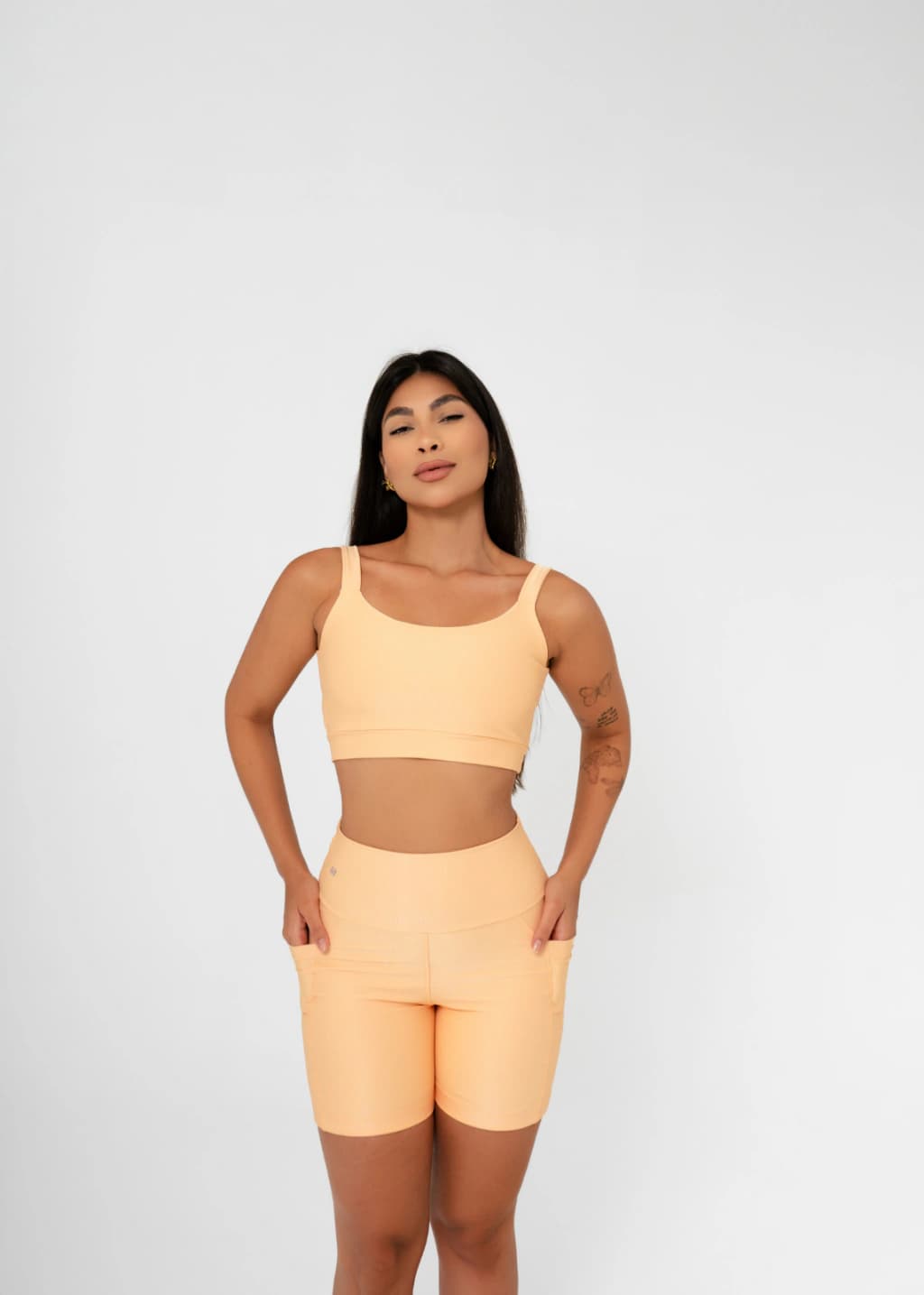 CONJ.SHORT DANI PEACH FUZZ