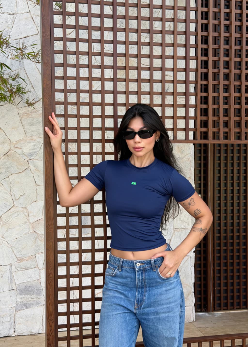 BLUSA DE MANGA MALU MARINHO