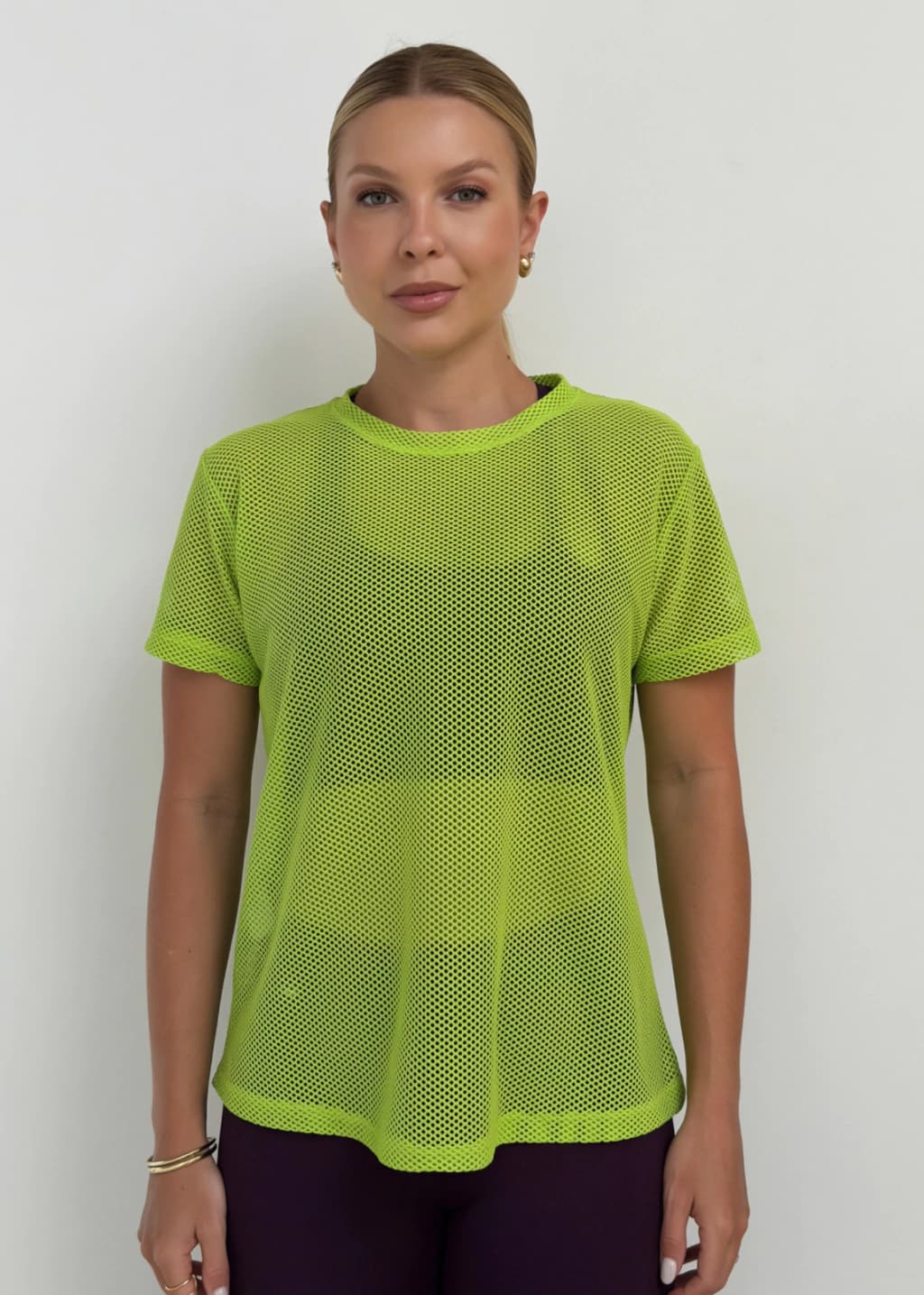 BLUSA ARRASTAO MEL LIME