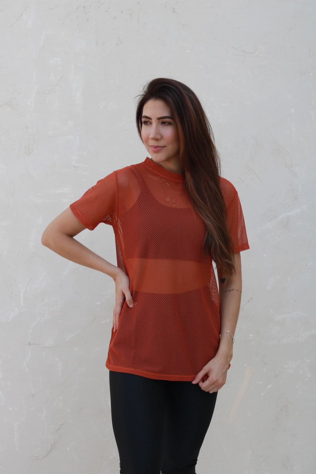 BLUSA ARRASTAO MEL TOPAZ